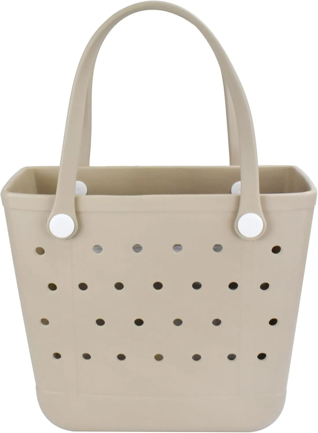 Beach Bag, Waterproof Beach Tote, Rubber Medium Tote Bag, Washable and Durable Open Handbag for Boat Pool Sports