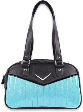 Bonneville Bowler Purse with Chevron Logo