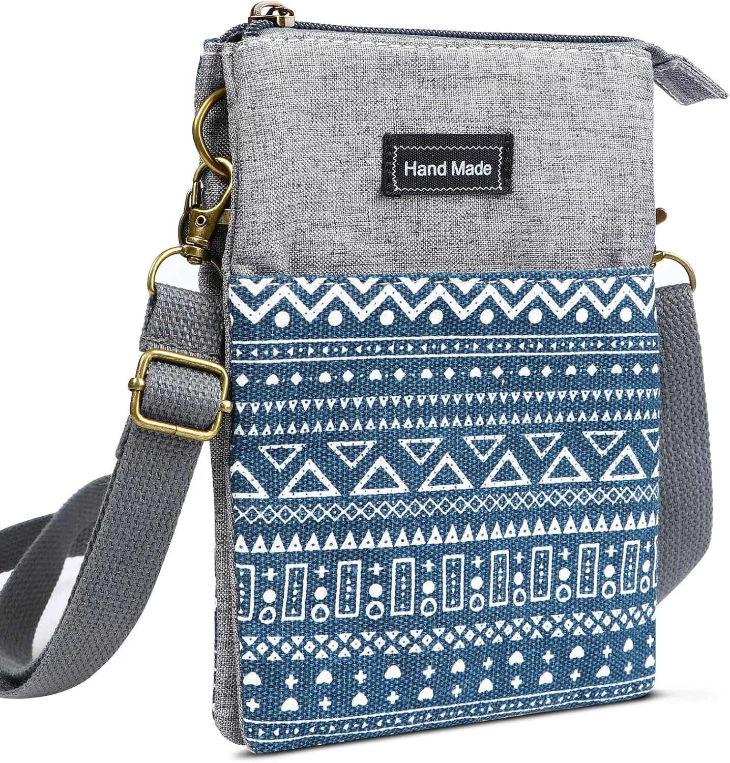 Cell Phone Crossbody Bag Purses Canvas Small Cross Body Purse Women Shoulder Handbags with Adjustable Strap for Teen Girls