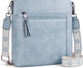 Crossbody Bags For Women Medium Crossbody Travel Purses with 4 Card Slots Leather Shoulder Handbags