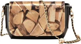 Crossbody Bags for Women Trendy Women's Black Shoulder Bag Small PU Leather Flap Cross Body Bag Handbags