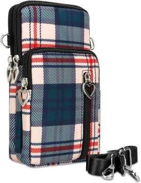DOB SECHS Small Crossbody Wallet Phone Bag Shoulder Strap Wallet Pouch for Women Mini Crossbody Cell Phone Purse