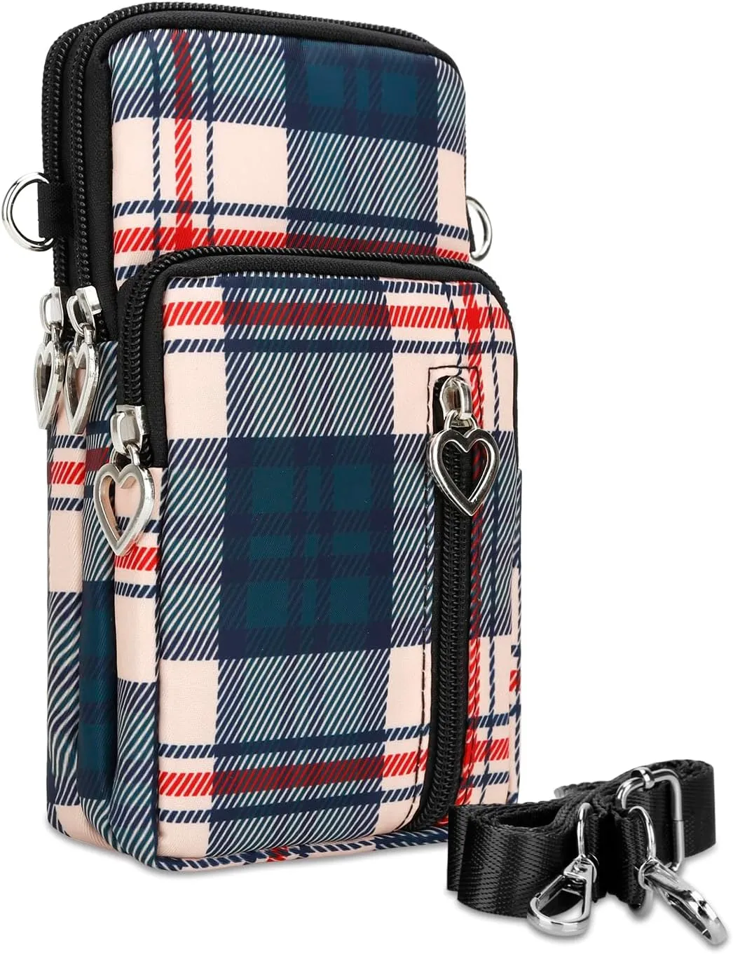 DOB SECHS Small Crossbody Wallet Phone Bag Shoulder Strap Wallet Pouch for Women Mini Crossbody Cell Phone Purse