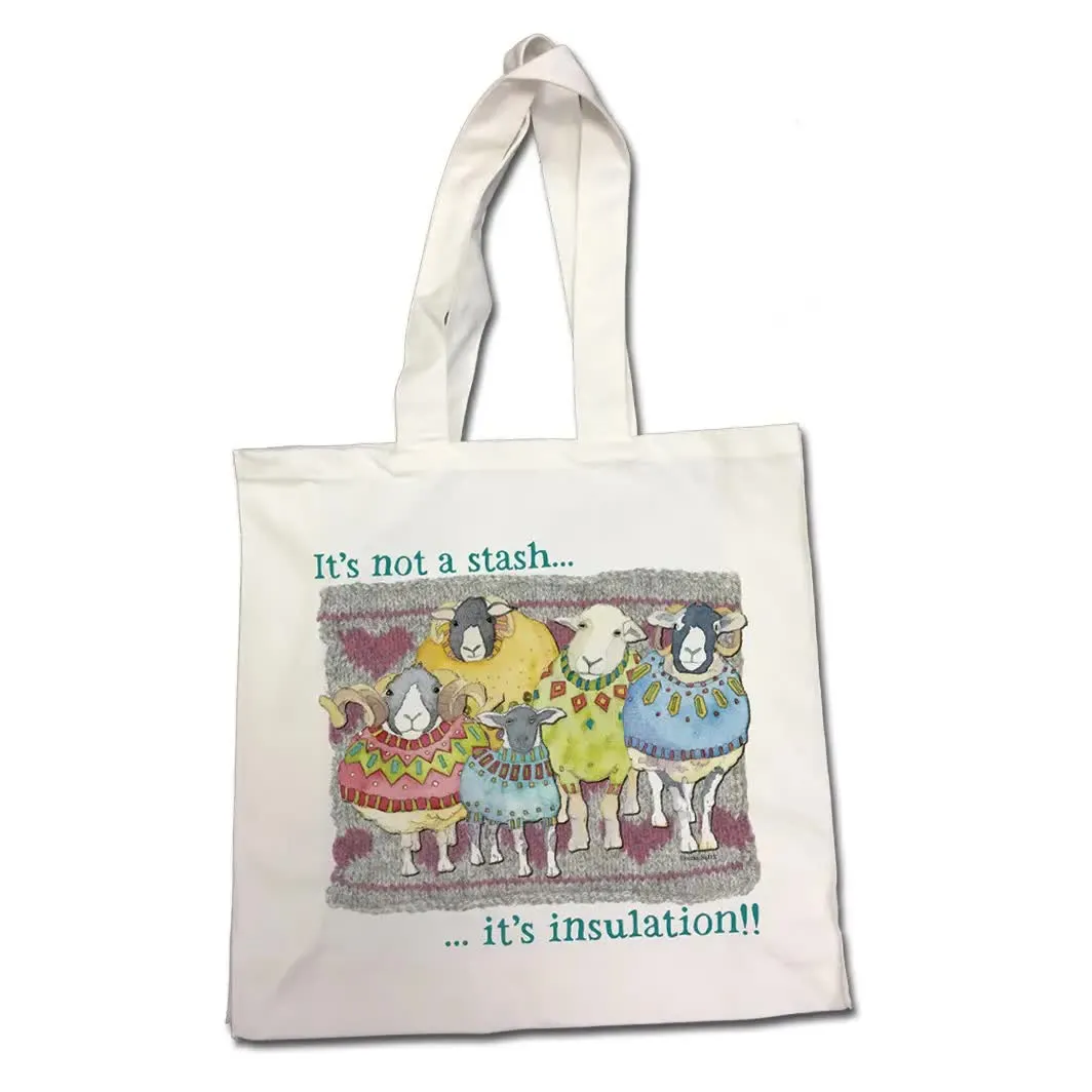 It's not Stash ~ It's Insulation Canvas Tote