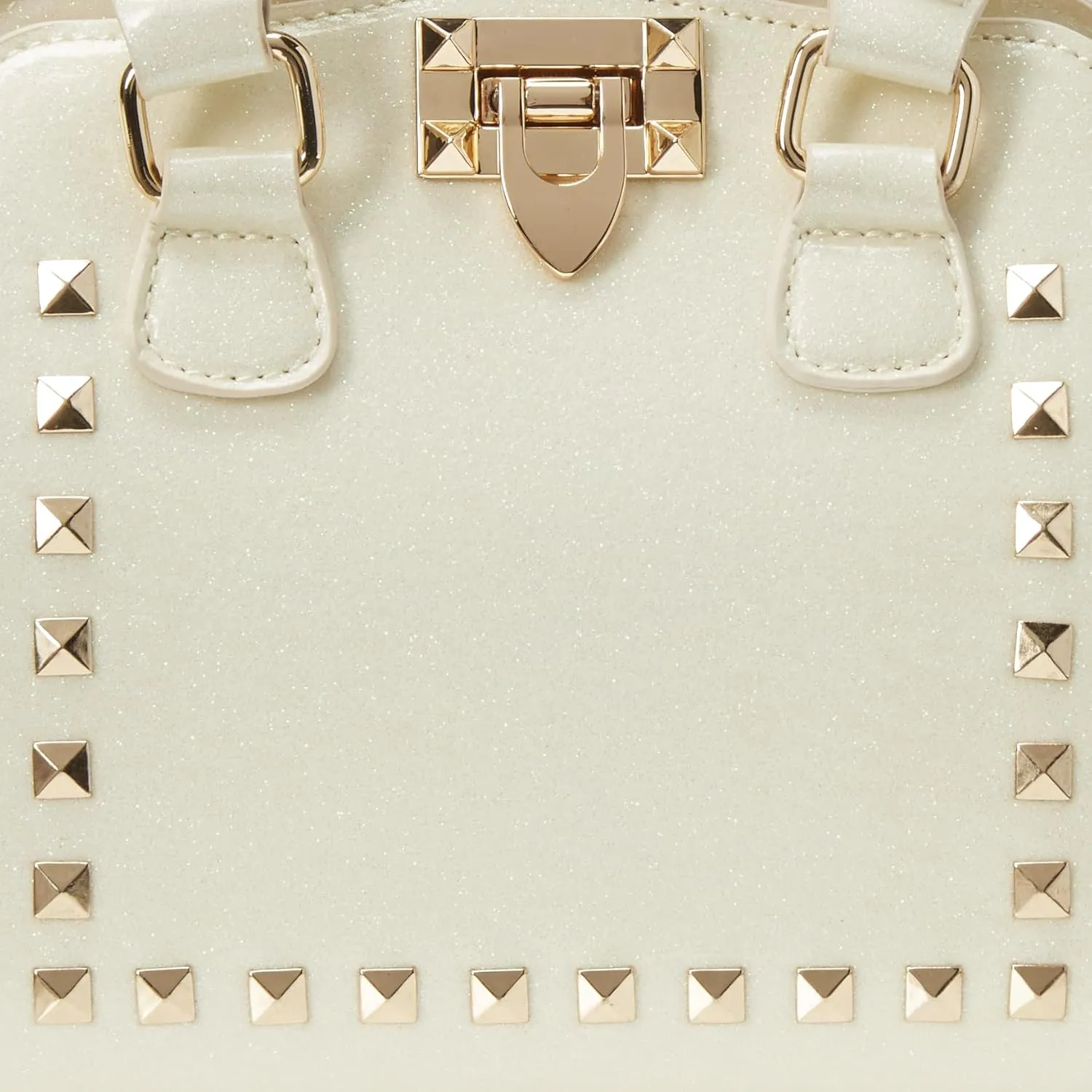 Little Girls Cute Glitter Handbag with Gold Studs Stylish Toddler Purse with Handle Stylish mini Fashion Purse for Kids