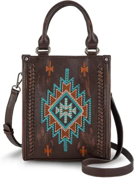 Montana West Western Women's Crossbody Handbag Ladies Small Crossbody Bags for Women Designer Top Handle Handbags