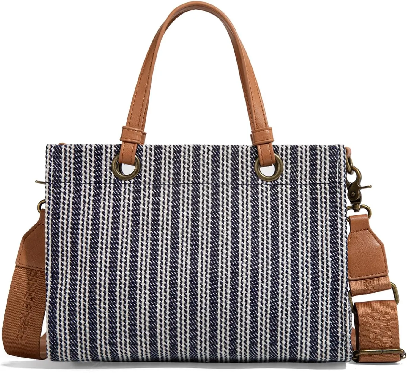 Montana West x Lee Small Tote Bag for Women Work, Stripe Crossbody Bag Top-handle Handbags