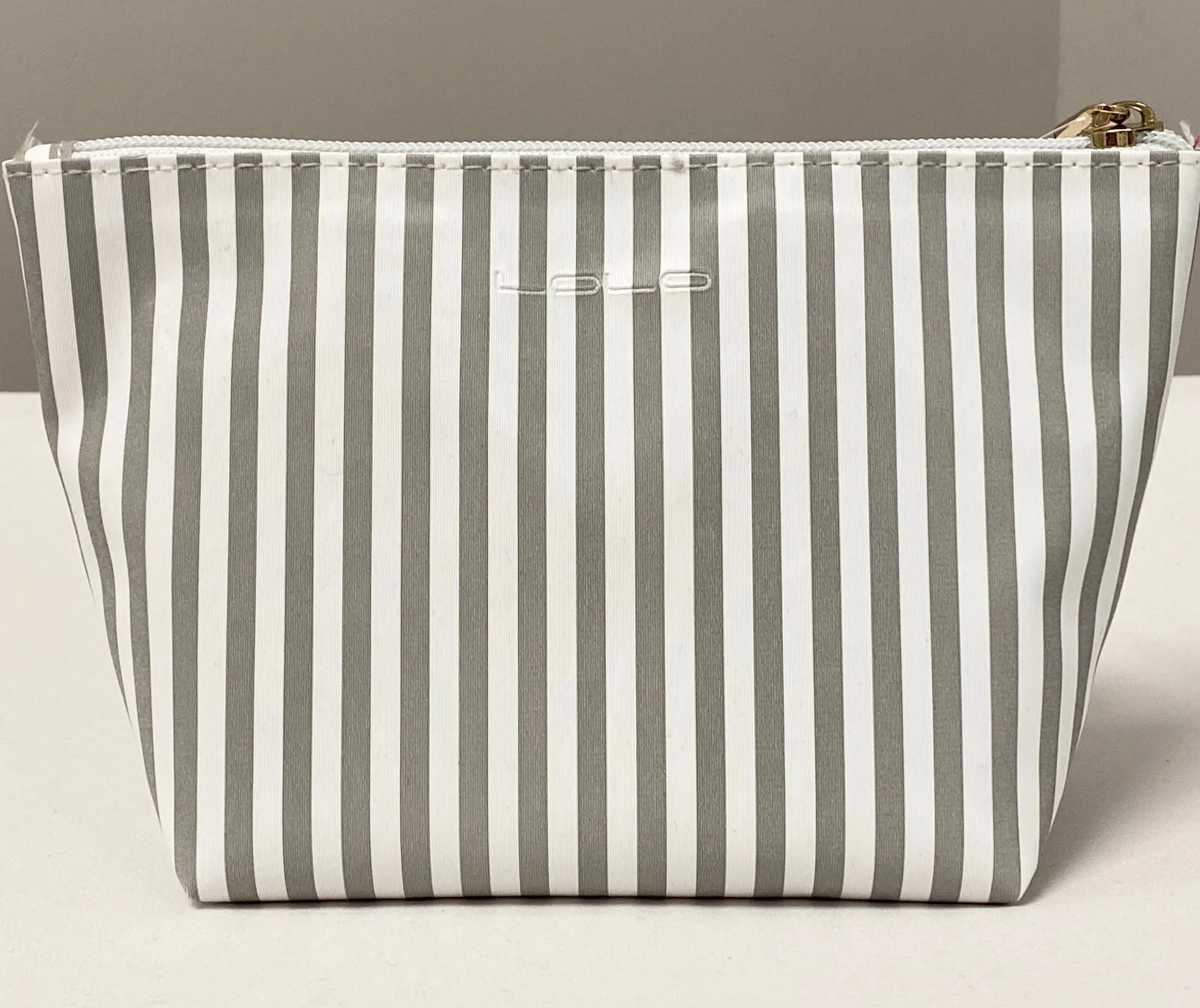 Striped Bridesmaid Cosmetic Bag