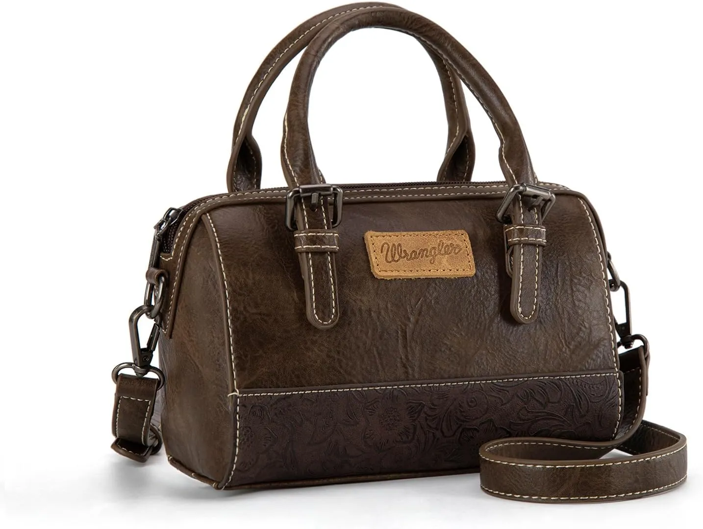 Wrangler Satchel Bags for Women Top-Handle Handbags Cute Crossbody Purses with Strap