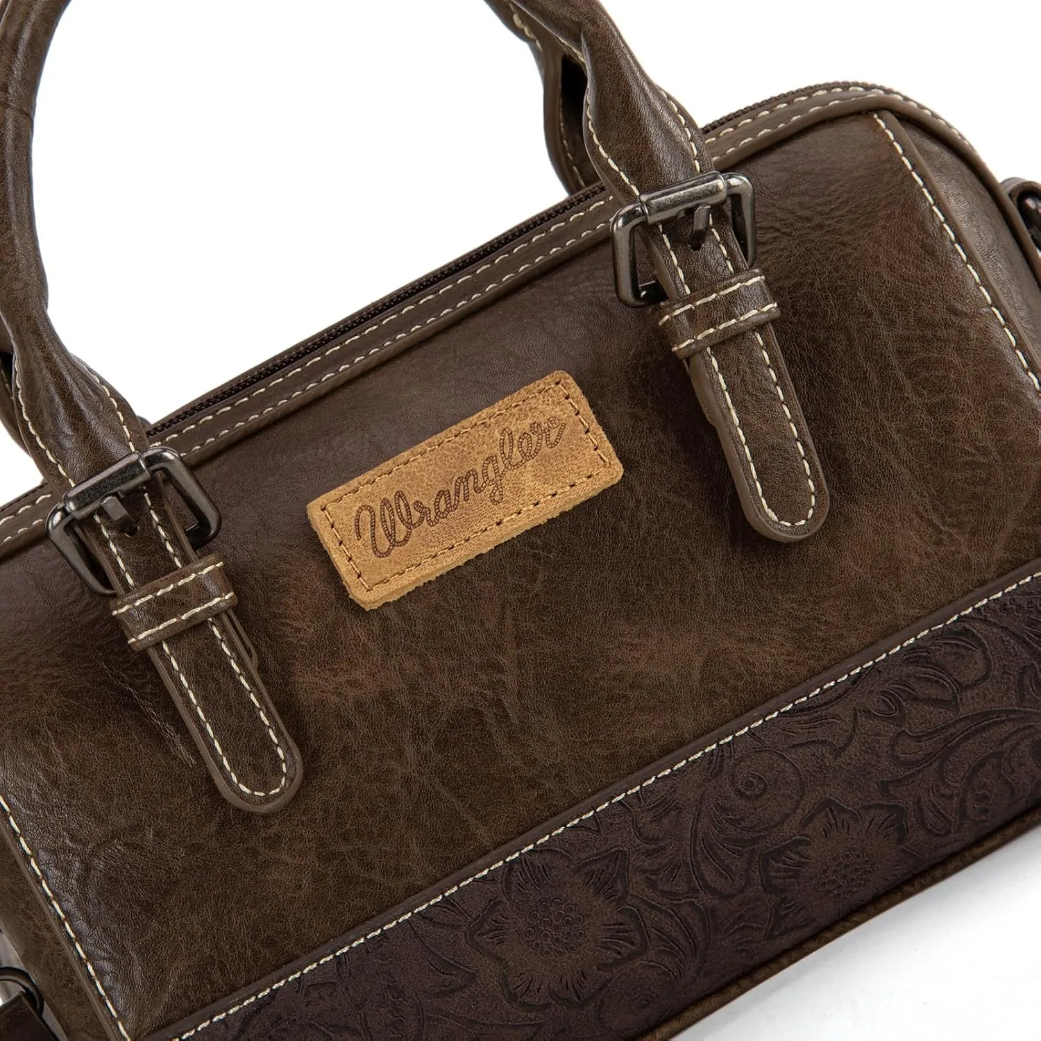 Wrangler Satchel Bags for Women Top-Handle Handbags Cute Crossbody Purses with Strap